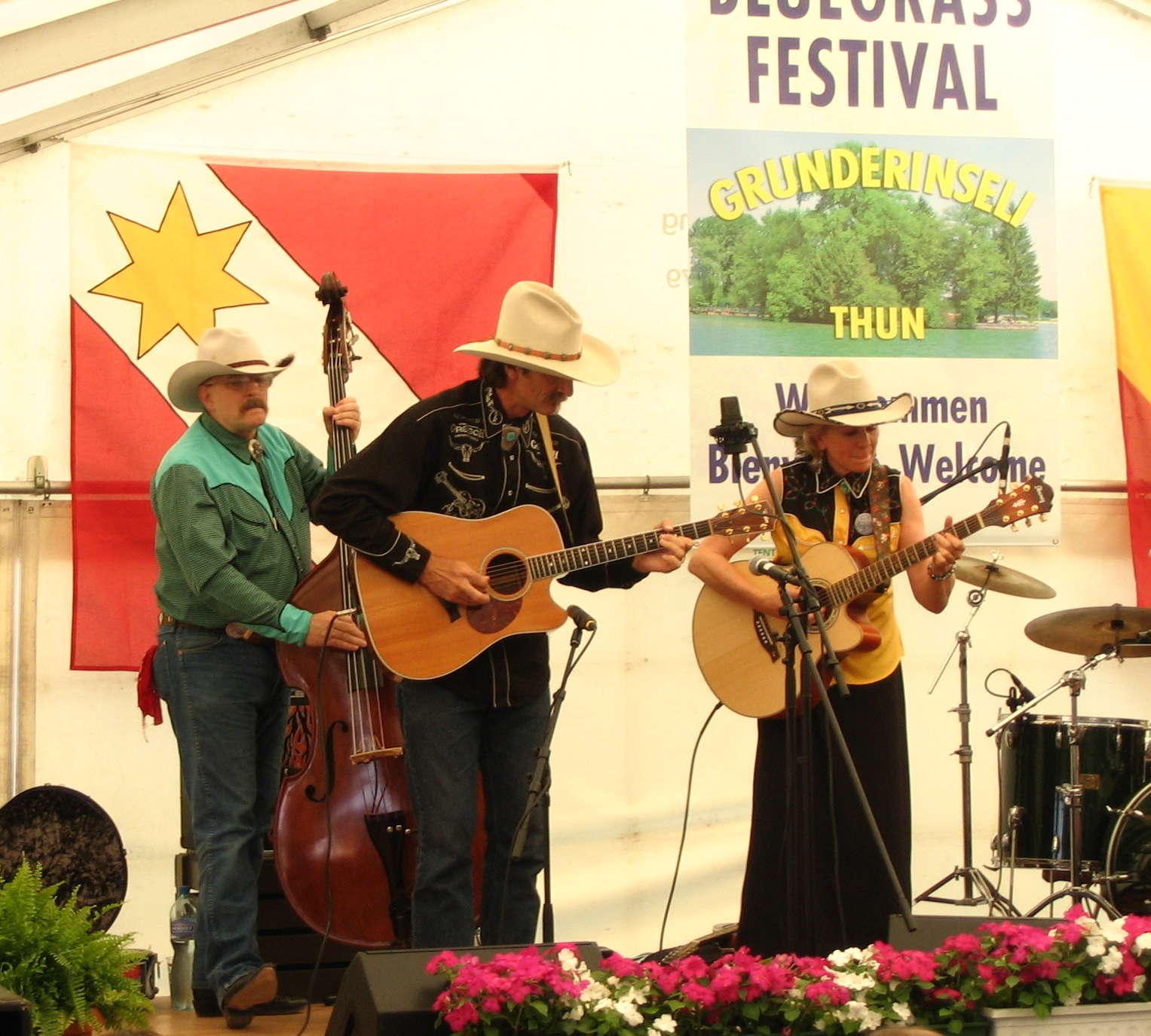 Way Out West on stage at Thun
